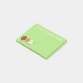 Kawaii eggs funny cartoon post-it® notes (Schuin)