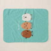 Kawaii eggs funny cartoon sherpa deken (Voorkant (horizontaal))