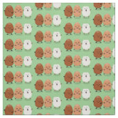 Kawaii eggs funny cartoon stof (Swatch)