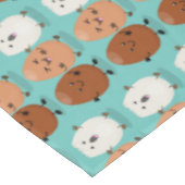 Kawaii eggs funny cartoon tafelkleed (Gekanteld)