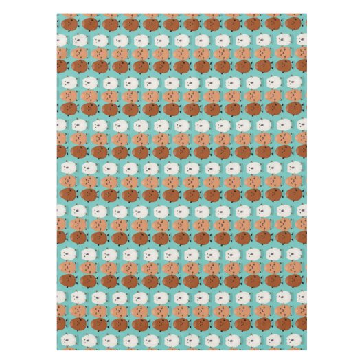 Kawaii eggs funny cartoon tafelkleed (Voorkant)