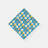 Kawaii eieren voor het ontbijt servet (Hoek)