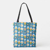 Kawaii-eieren voor ontbijt tote bag (Achterkant)