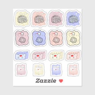 Kawaii Elektronische Apparaten Vinyl Sticker