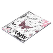 Kawaii emo Pink Bunny Notitieboek (Linkerzijde)