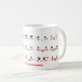 Kawaii emoji koffiemok (Voorkant rechts)