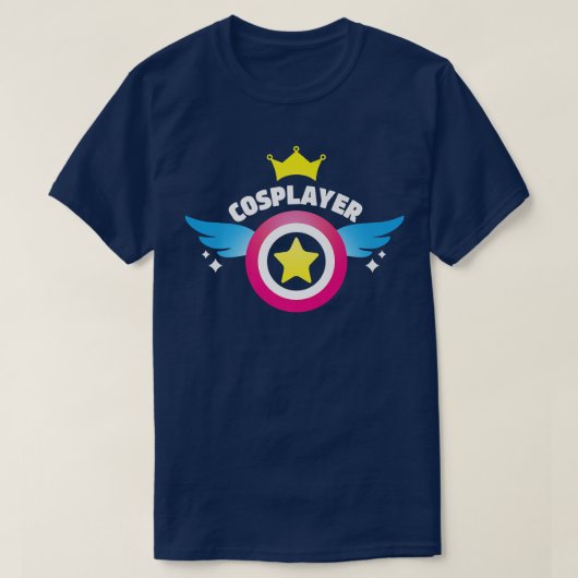 Kawaii en Cute Shield Star Cosplayer Design T-shirt (Design voorkant)
