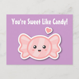 Kawaii en Sweet-achtige Snoep Briefkaart