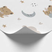Kawaii engelkatten en wolken (1) cadeaupapier (Hoek)