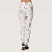 Kawaii engelkatten en wolken (2) leggings (Achterkant)