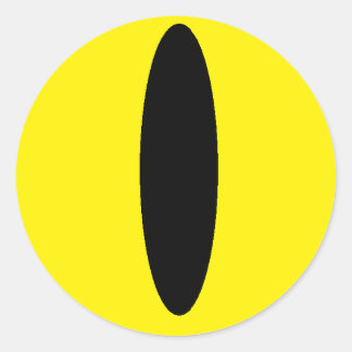 Kawaii eye-stickers ronde sticker