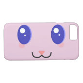 Kawaii Face - Aangepaste kleurendraagtas Case-Mate iPhone Case (Achterkant (Horizontaal))