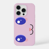 Kawaii Face Custom Colour Phone Case iPhone Hoesje (Achterkant)