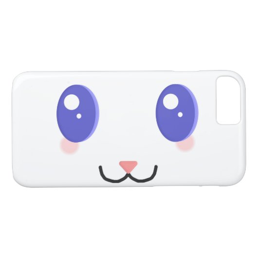 Kawaii Face Phone Case (Achterkant (Horizontaal))