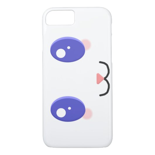 Kawaii Face Phone Case (Achterkant)