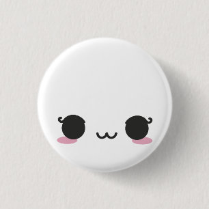 Kawaii Faces Ronde Button 3,2 Cm