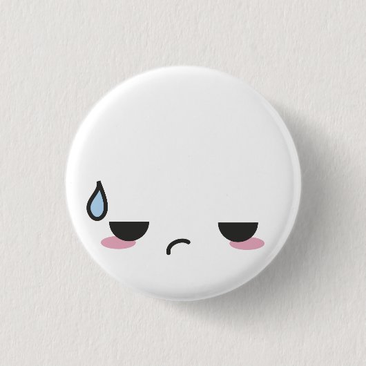 Kawaii Faces Ronde Button 3,2 Cm (Voorkant)
