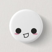 Kawaii Faces Ronde Button 3,2 Cm (Voorkant)