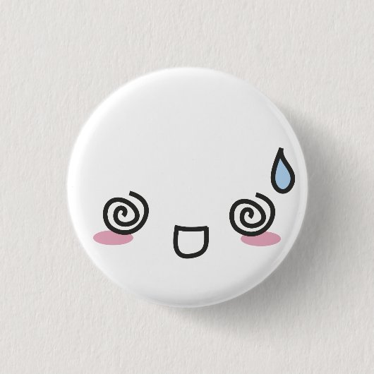 Kawaii Faces Ronde Button 3,2 Cm (Voorkant)