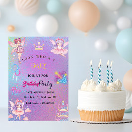 Kawaii Fairy Kids Birthday Kaart