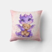 Kawaii Fantasy Dieren Nursery Decor Kussen (Achterkant)
