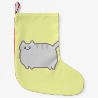 Kawaii Fat Cat Kleine Kerstsok