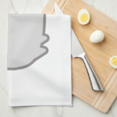 Kawaii Fat Cat Theedoek (Quarter Fold)