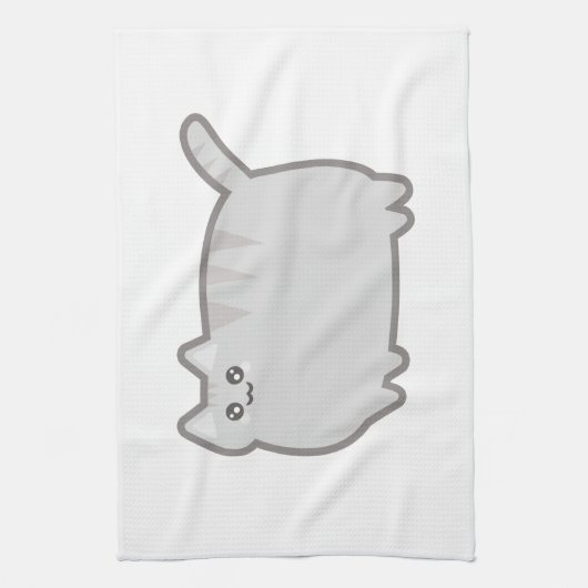 Kawaii Fat Cat Theedoek (Verticaal)