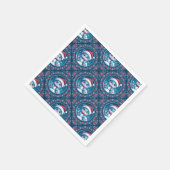 Kawaii Feestelijke Beer Mandala Diamond Tegel Deco Servet (Hoek)