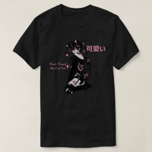 Kawaii Femboy Catboy Anime   Schattig Pastel  T-shirt