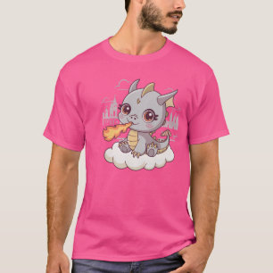 Kawaii Fire Breathing Dragon T-shirt