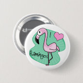 Kawaii Flamingo Gifts Ronde Button 5,7 Cm (Voorkant /achterkant)