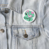 Kawaii Flamingo Gifts Ronde Button 5,7 Cm (In situ)