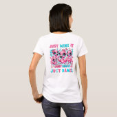Kawaii Flamingo Mode! 🦩 T-shirt (Achterkant volledig)