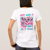 Kawaii Flamingo Mode! 🦩 T-shirt (Achterkant)