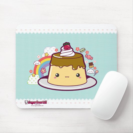Kawaii Flan Muismat (Met muis)