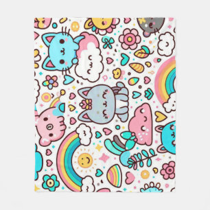 Kawaii Fleece Deken