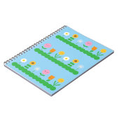 Kawaii Flower Field Notitieboek (Linkerzijde)