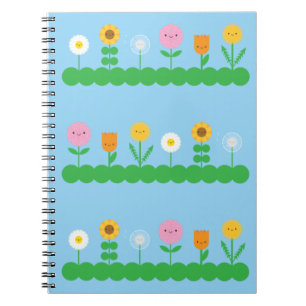 Kawaii Flower Field Notitieboek