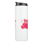 Kawaii Fluffy Dier Roze Thermosbeker (Geroteerd rechts)