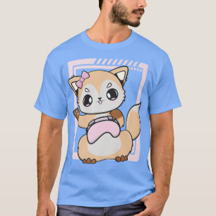 Kawaii Fo Speelgoedspel voor computerspeler en T-shirt