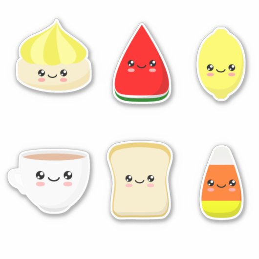 Kawaii food 04 sticker (Voorkant)