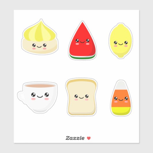 Kawaii food 04 sticker (Vel)