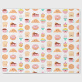 Kawaii Food Cadeaupapier (Vlak)