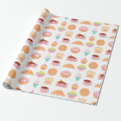 Kawaii Food Cadeaupapier (Uitgerold)