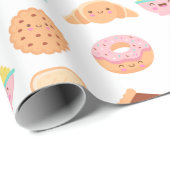 Kawaii Food Cadeaupapier (Rol Hoek)