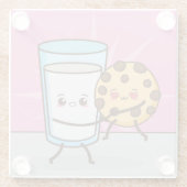 Kawaii Food Glass Onderzetter (Achterkant)