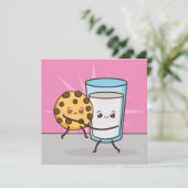 Kawaii Food Holiday Kaart (Staand voorkant)