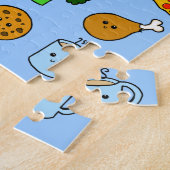 Kawaii Food Jigzaag Puzzle Legpuzzel (Zijkant)