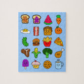 Kawaii Food Jigzaag Puzzle Legpuzzel (Verticaal)
